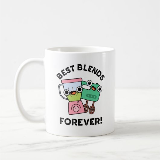 Best Blends Forever Funny BFF Pun Koffiemok (Links)