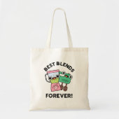 Best Blends Forever Funny BFF Pun Tote Bag (Voorkant)