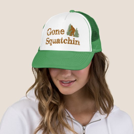 Best Bobo's Gone Squatchin Trucker Hat Ever! Pet (In situ)