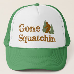 Best Bobo's Gone Squatchin Trucker Hat Ever! Trucker Pet
