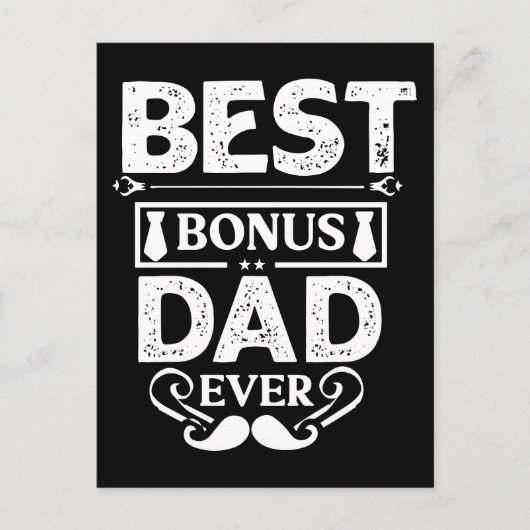 Best Bonus Dad Ever Briefkaart (Voorkant)