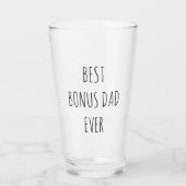 Best Bonus Dad Ever Glas (Voorkant)