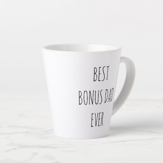 Best Bonus Dad Ever Latte Mok (Rechterhoek)