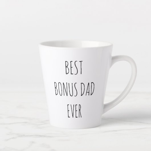 Best Bonus Dad Ever Latte Mok (Rechts)