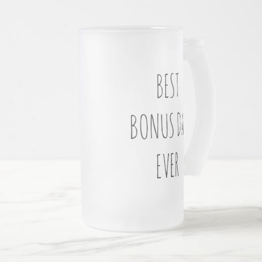 Best Bonus Dad Ever Matglas Bierpul (Voorkant rechts)