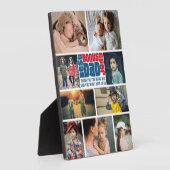 Best Bonus Dad Ever Photo Collage Vaderdag Fotoplaat (Zijkant)