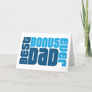 Best Bonus Dad Ever Photo Vaderdag Feestdagen Kaart