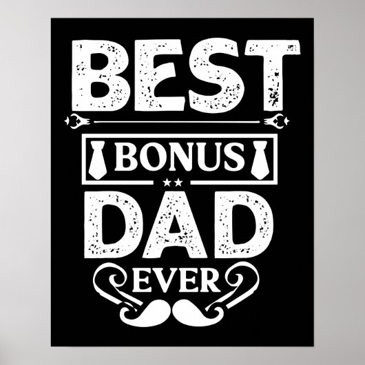 Best Bonus Dad Ever Poster (Voorkant)