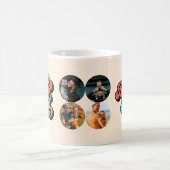 Best Bonus Dad Ever Retro Vaderdag Four Photo Koffiemok (Center)