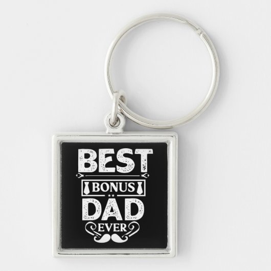 Best Bonus Dad Ever Sleutelhanger (Voorkant)