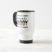 Best Bonus Dad Oover leopard Typography Reisbeker (Voorkant links)