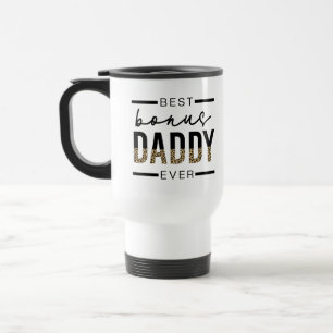 Best Bonus Dad Oover leopard Typography Reisbeker