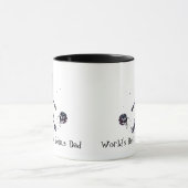 Best Bonus Dad Quote van de voetbalspeler Mok (Midden)