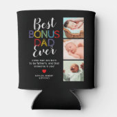 Best Bonus Dad Stepfather 6 Foto Koelbox Blikjeskoeler (Achterkant)