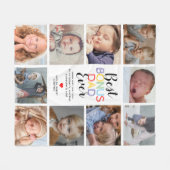 Best Bonus Dad Stepfather Photo Fleece Blanket (Voorkant (Horizontaal))