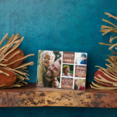 Best Bonus Dad Vaderdag Wood 4 Photo Collage Fotoplaat (Zijkant)