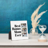 Best Bonus Mam Ever Moederdag 3 Foto Collage Fotoplaat (Insitu)