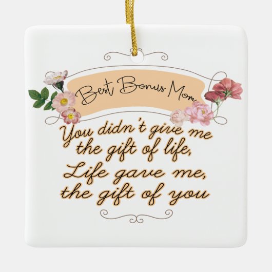 Best Bonus Mam Keramisch Ornament (Voorkant)