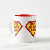 Best Bonus Mam Moederdag Two-Tone Coffee Mok (Voorkant links)