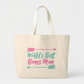 Best Bonus Mam ter wereld Grote Tote Bag (Voorkant)