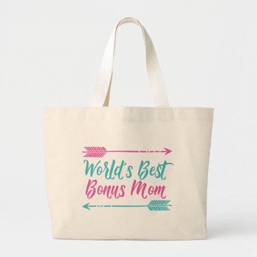Best Bonus Mam ter wereld Grote Tote Bag (Voorkant)