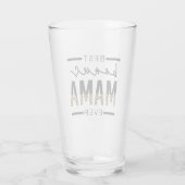 Best Bonus Mama Ever Gifts voor Stepmama Glas (Achterkant)