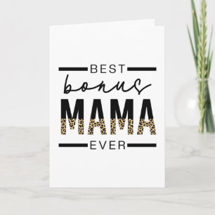 Best Bonus Mama Ever Gifts voor Stepmama Kaart