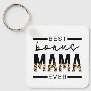 Best Bonus Mama Ever Gifts voor Stepmama Sleutelhanger