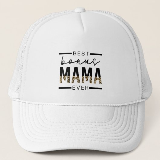 Best Bonus Mama Ever Gifts voor Stepmama Trucker Pet (Voorkant)