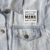 Best Bonus Mama Ever Gifts voor Stepmama Vierkante Button 5,1 Cm (In situ)