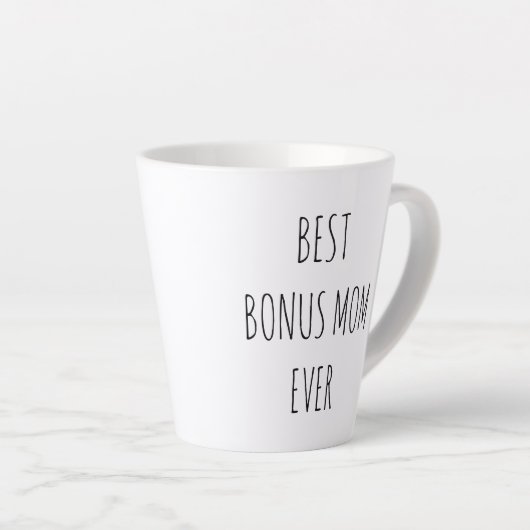 Best Bonus Mom Ever Latte Mok (Rechterhoek)