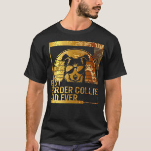 Best Border Collie Dad Oover dog dad for men Dog T-shirt