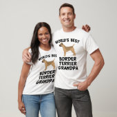 Best Border Terrier Grandpa T-shirt (Unisex)