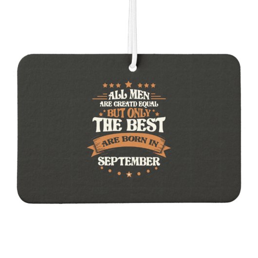 Best Born In September Luchtverfrisser (Voorkant)
