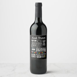 Best Boss Appreciation Gift Wine Label Custom Wijn Etiket