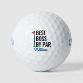 Best Boss by Par Gepersonaliseerde Boss Appreciati Golfballen (Voorkant)