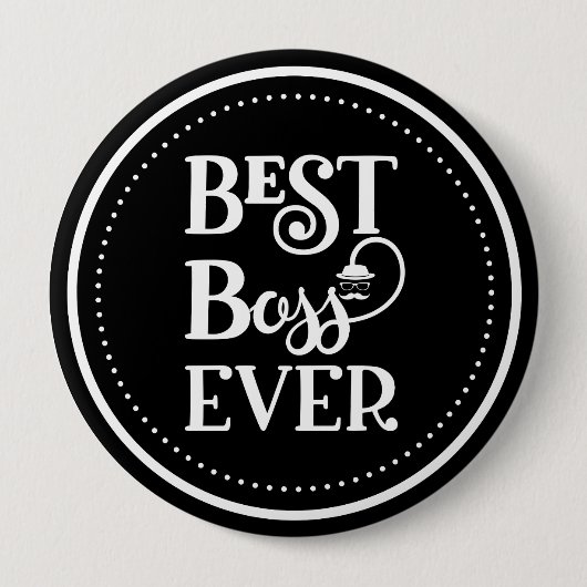 Best Boss Ever Button (Voorkant)