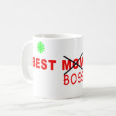 Best Boss Ever Koffiemok (Voorkant links)