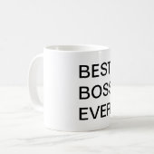 Best Boss Ever Koffiemok (Voorkant links)
