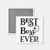 Best Boss Ever Magneet (Voorkant / Achterkant)