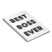 Best Boss Ever Notitieboek (Rechterzijde)