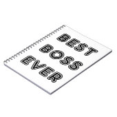 Best Boss Ever Notitieboek (Linkerzijde)