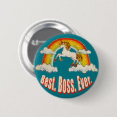 Best Boss Ever Ronde Button 5,7 Cm (Voorkant /achterkant)
