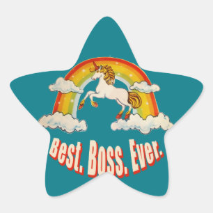 Best Boss Ever Ster Sticker