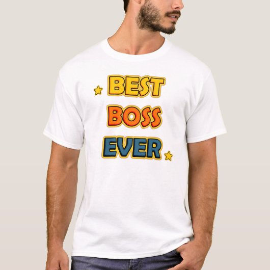 Best boss Ever T-shirt (Voorkant)