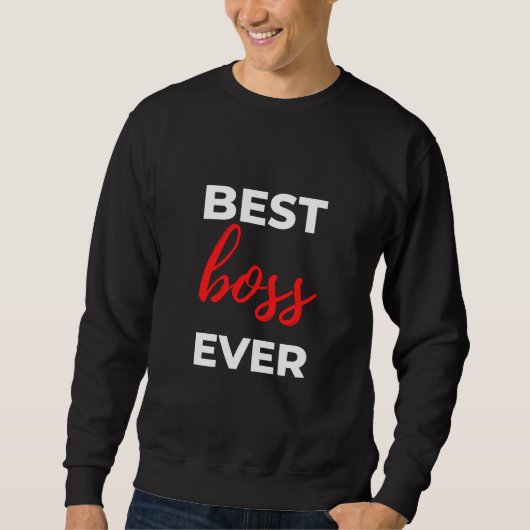 Best Boss Ever Trui (Voorkant)