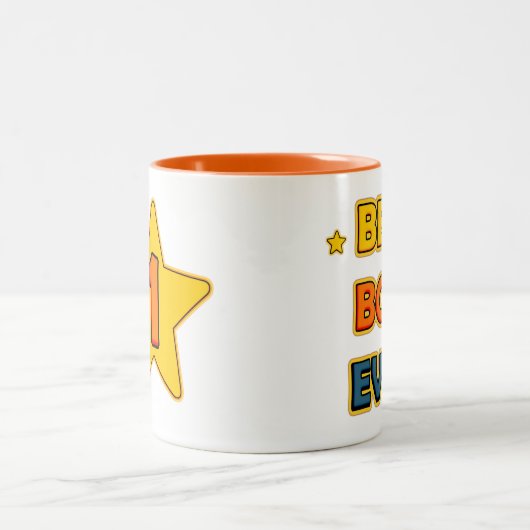 Best Boss ever Tweekleurige Koffiemok (Center)