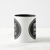 Best boss Ever Two-Tone Coffee Mok (Midden)