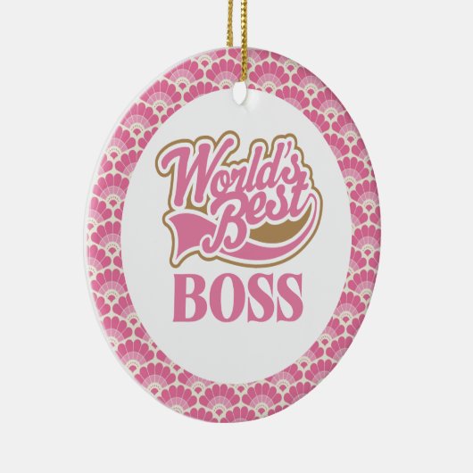 Best Boss Gift Ornament ter wereld (Rechts)