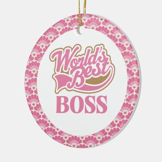 Best Boss Gift Ornament ter wereld (Links)